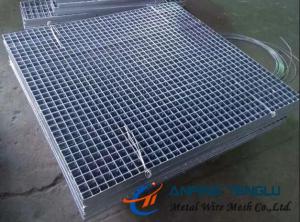 Quality Press-locked Steel Grating, Smooth and Serrated Surface, Integral Structure for sale
