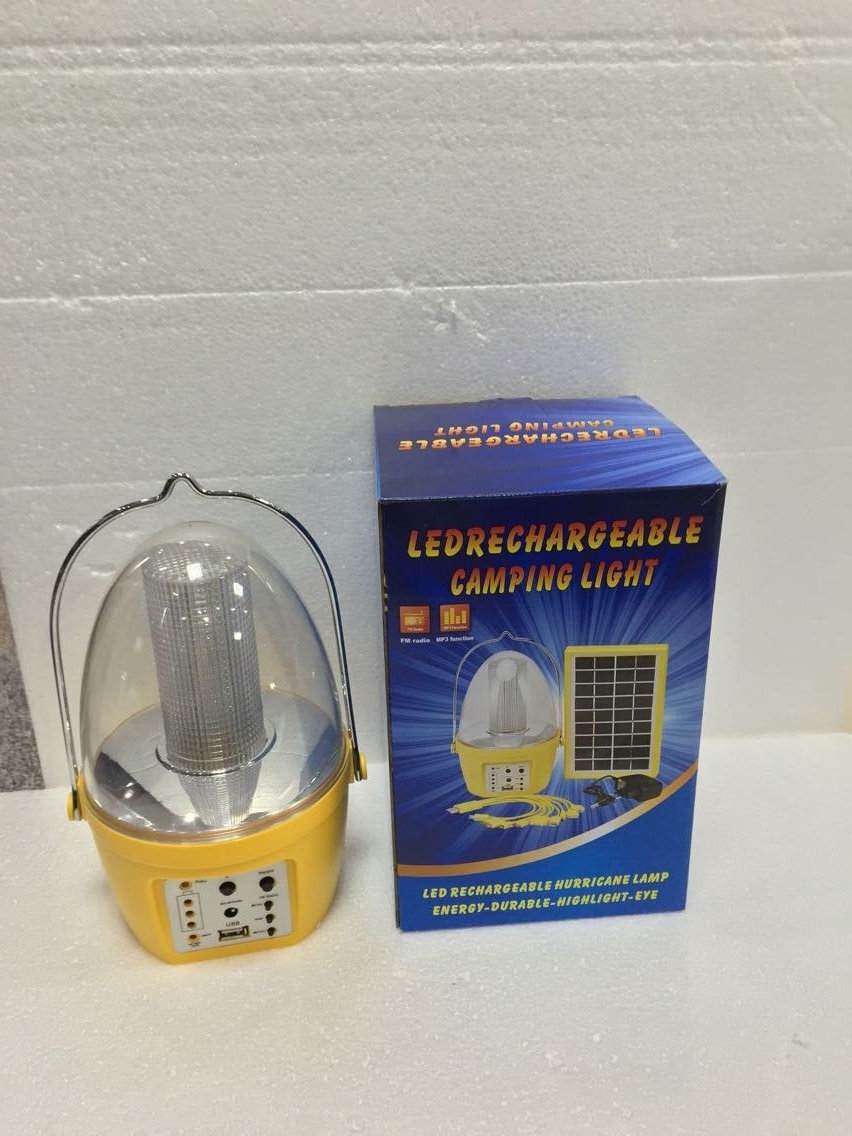 Hot selling plastic camping solar lantern with mobile phone charger