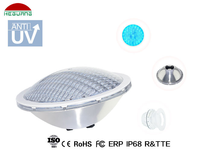 White Color Low Voltage LED Swimming Pool Lights SS316 + Anti UV PC Cover