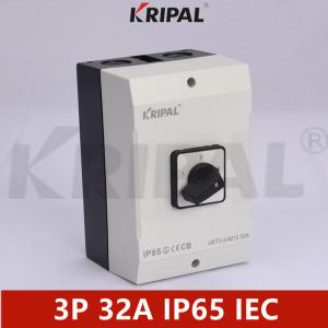 Quality 32A 3P 230-440V IP65 Electric Cam Changeover switch IEC standard for sale