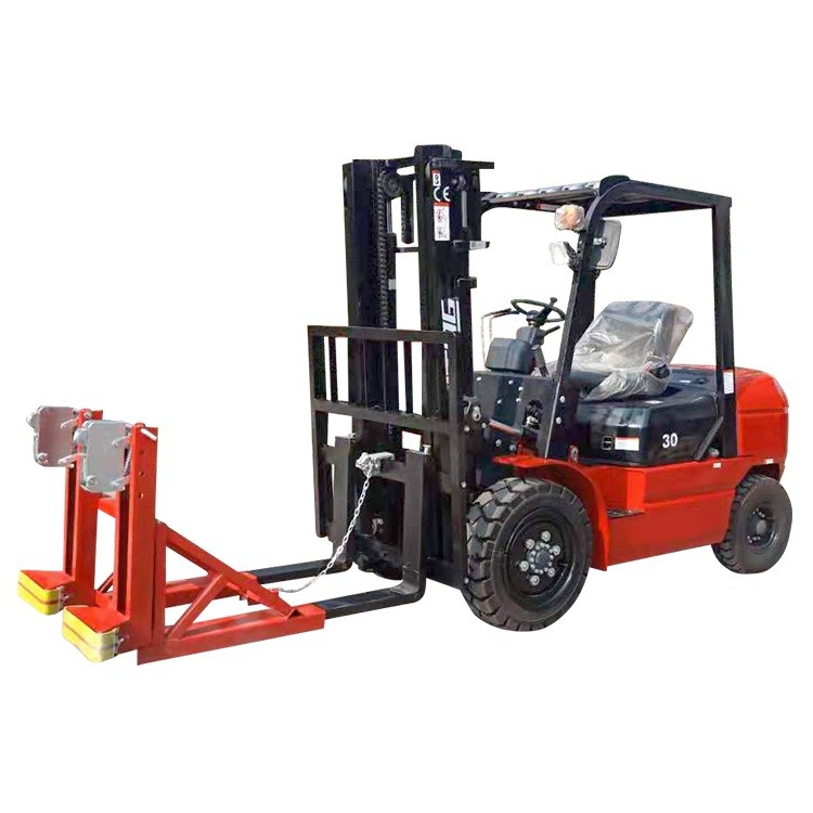 Quality ISO Double Drum 280kg 450kg Forklift Attachment For Mitsubishi for sale