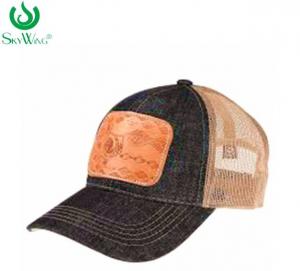 Quality Eco - Friendly Custom Fitted Baseball Hats 2D Flat Embroidered Logo Advertising for sale