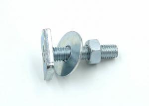 Quality Galavanized Mild Steel Square Head Bolts with Hex Nuts and Flat Washers for sale