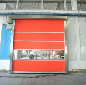 Quality Rapid Automatic Roll Up Door , Industrial High Speed Door For Warehouse for sale