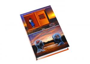 OEM Customized Size Square Spine Hardcover Book Printing In Offset Paper Inner
