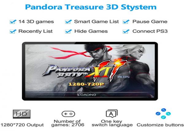 110V Infinity Products Pandora 5S Box Arcade Game Console For Tv