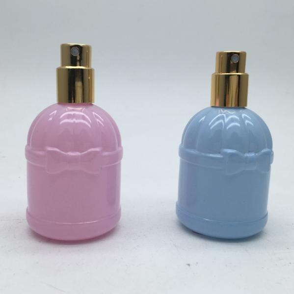 Buy High Grade Crystal Glass Perfume Bottles 30ml  Pink / Blue Travel Perfume Spray Bottle at wholesale prices