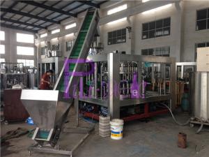 Quality 330ml glass Bottle crown caps  Beer Filling Machine with NANQING valves for sale