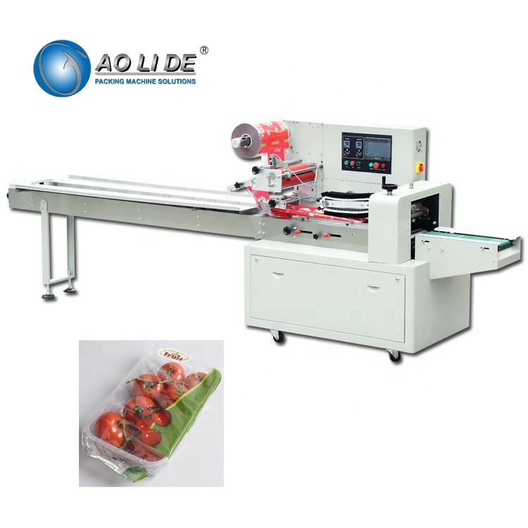 Quality High Speed Flow Wrapper Lemon Lime Grapefruits Cherry Tomatoes Peaches Apricots Fruits Sealing for sale