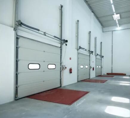 Quality 650N/M2 Wind Pressure Industrial Sectional Doors , Sectional Overhead Garage Door for sale