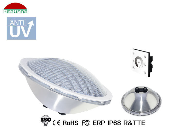 Quality AC / DC 35W Par 56 LED Pool Light , Stainless Steel Swimming Pool Lights for sale