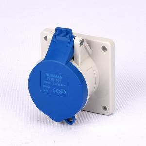 Quality Industrial Single Phase16A 230V IP44 Panel Mounted Socket IEC standard for sale