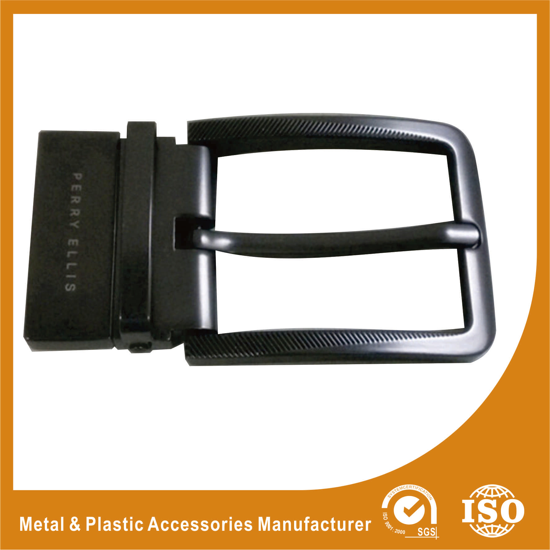 Quality Gunmetal Reversible Oversized Belt Buckles Polishing Surface Treatment for sale