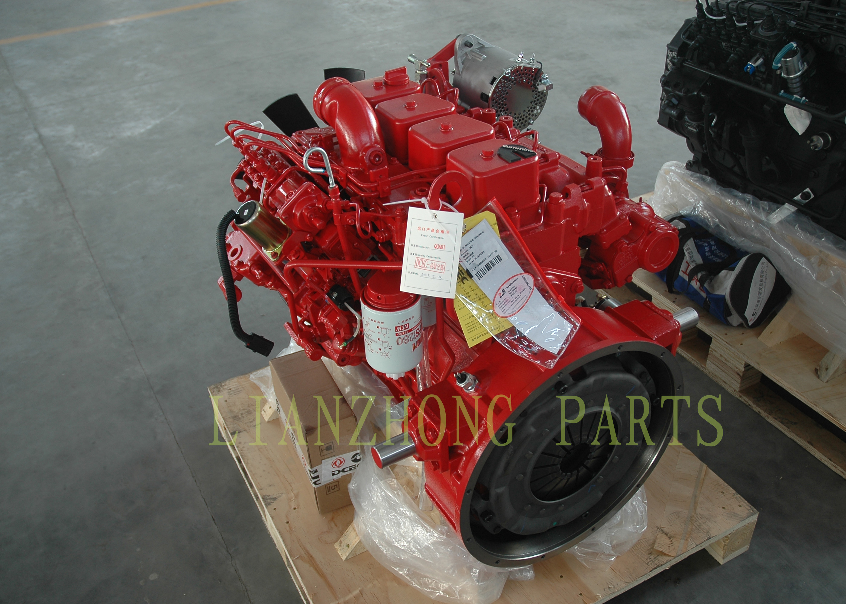 Quality 4BT3.9 B125 Cummins Engine Assembly Standard Size For Truck / Excavator for sale