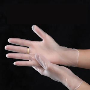 Quality Hospital Disposable Protective Gloves , Disposable Powder Free Vinyl PVC Gloves for sale