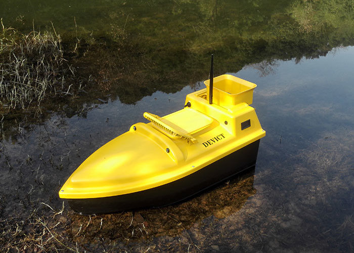 Quality Fishing bait boat DEVC-103 yellow DEVICT DESS autopilot radio control brushless motor for bait boat for sale