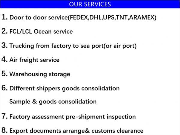 LCL Sea Shipping Service for Dubai/Protective Garments