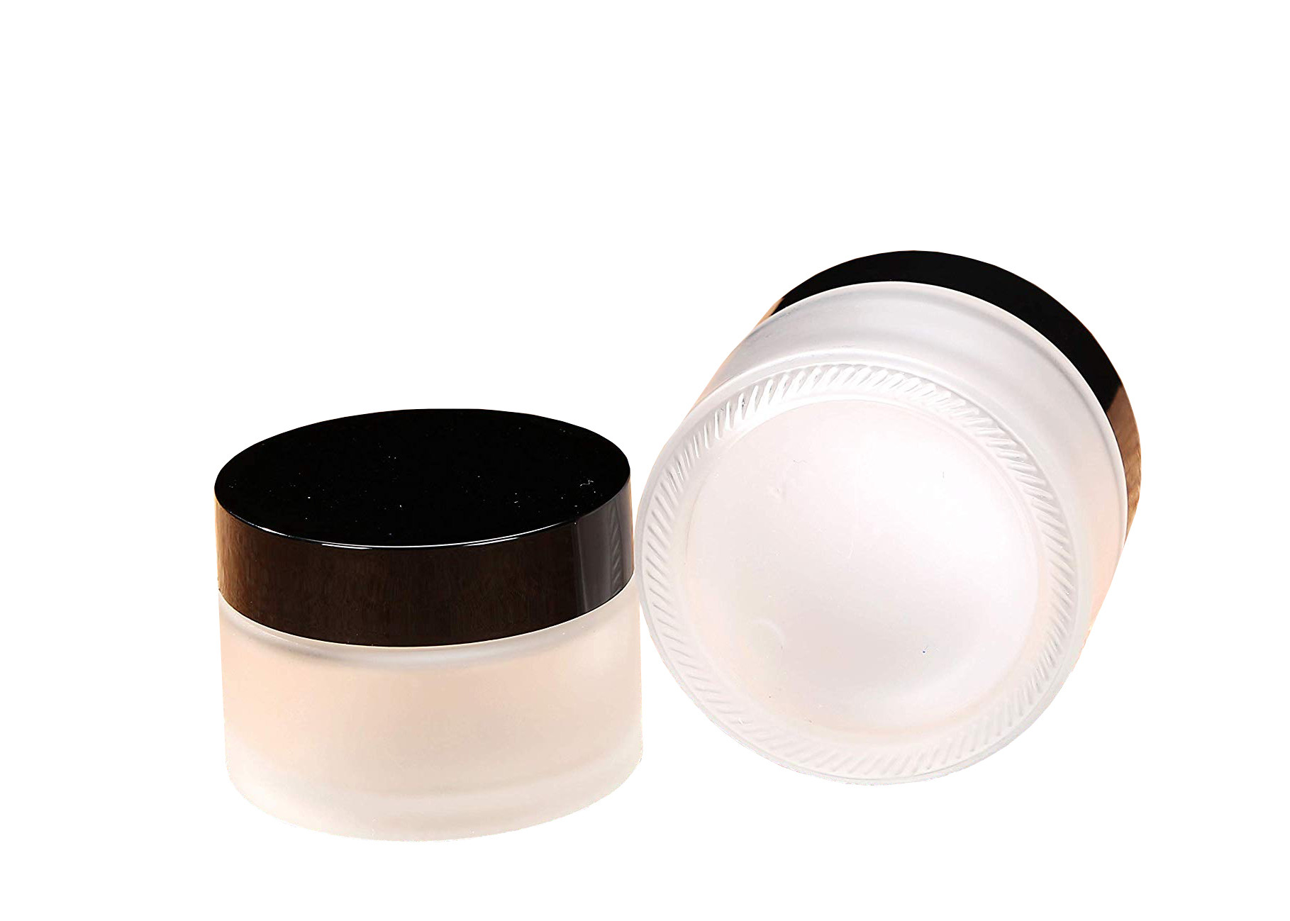Quality Matt Glass Empty Face Cream Containers Multi Capacities 5ml 10ml 15ml for sale