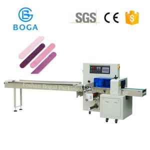 Quality Max 250 Film Width Small Flow Wrapping Machine Nail File Packing Packaging for sale