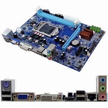 Buy cheap ATX Motherboard with Intel H61, Supports i3/i5/i7 CPU and Realtek 8105E 100/1 from wholesalers