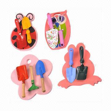 Quality Garden Kneel Pad Tool Sets with Cartoon Design Pad/Beach Sand Playing Toy Pad Set  for sale