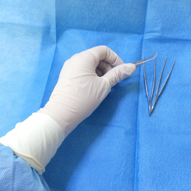 Powder Free Disposable Surgical Gloves Good Elastic Medical Examination Application