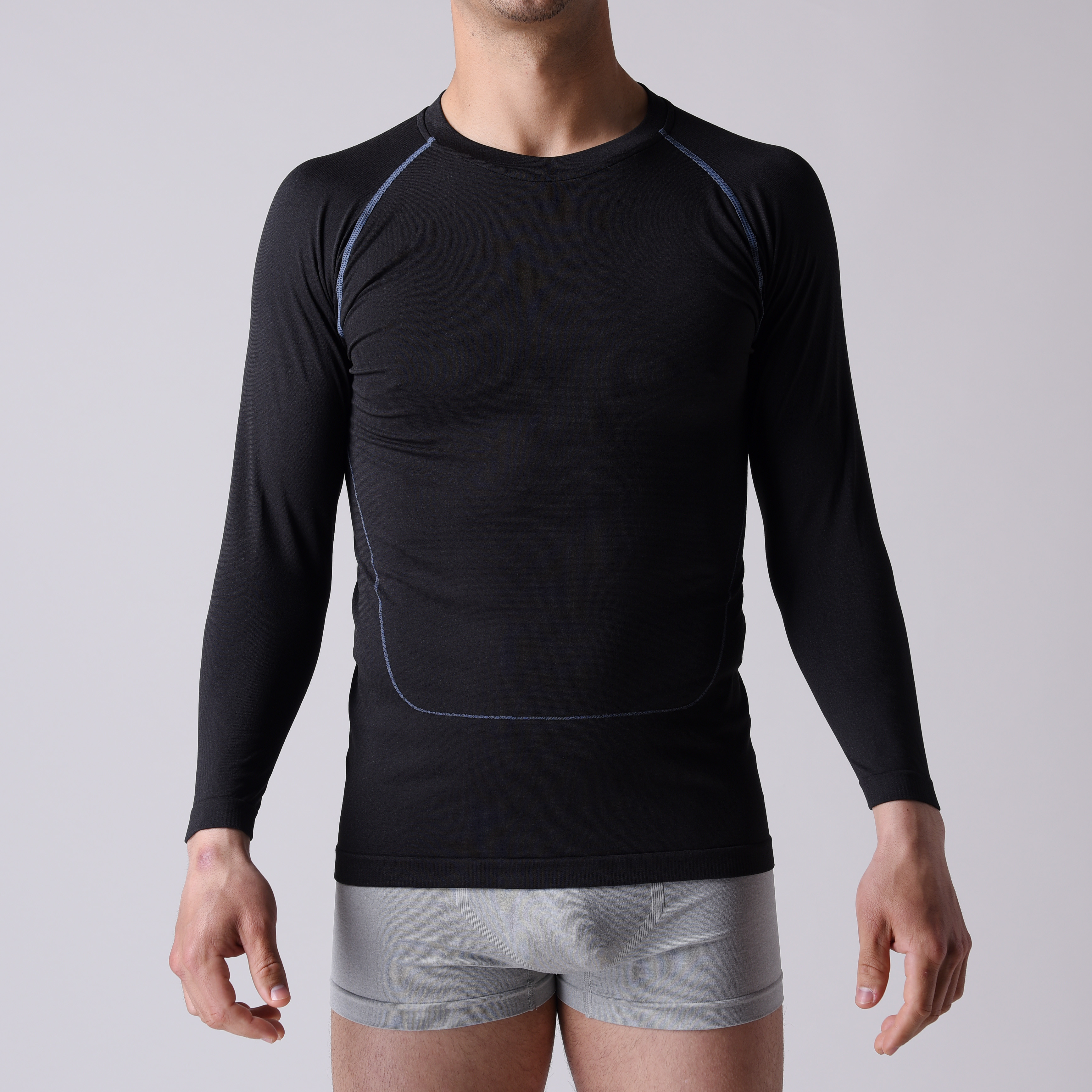 Quality Gym T-shirt, seamless OEM man sports Shirt, long sleeve, XLLS003, Functional underwear, for sale