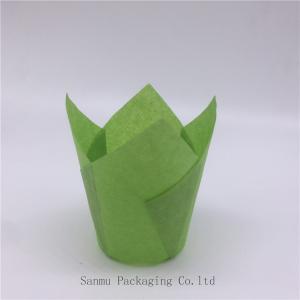 Quality Various Size Baking Tulip Paper Cups Anti Heat  Wedding Cupcake Wrappers for sale
