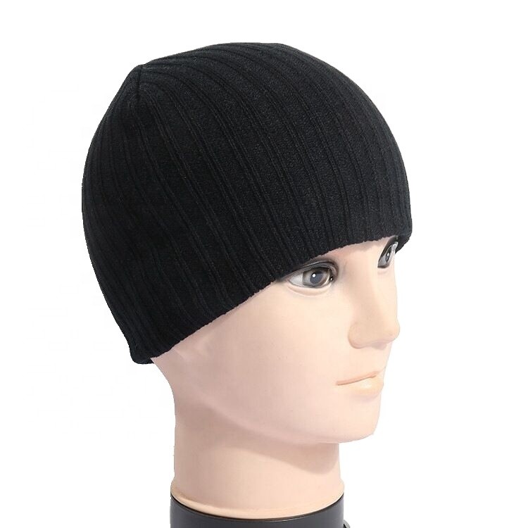 Quality Warm Thick Soft Stretch Slouchy Beanie Skull Cap For Men Women for sale