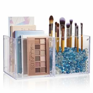 Quality Fine Craftsmanship Acrylic Cosmetic Box Storage Holder For Makeup Brush for sale