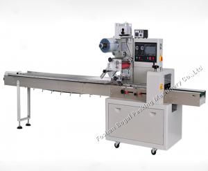 Quality Rotary Horizontal Flow Pack Machine For Chocolate Milk Candy Stainless Steel for sale