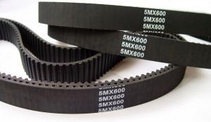 China Heat / Oil Resistant Industrial Timing Belts Rubber Material Black Color on sale