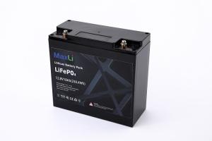 Quality IP56 12V 18Ah Rechargeable Solar Panel Battery for sale