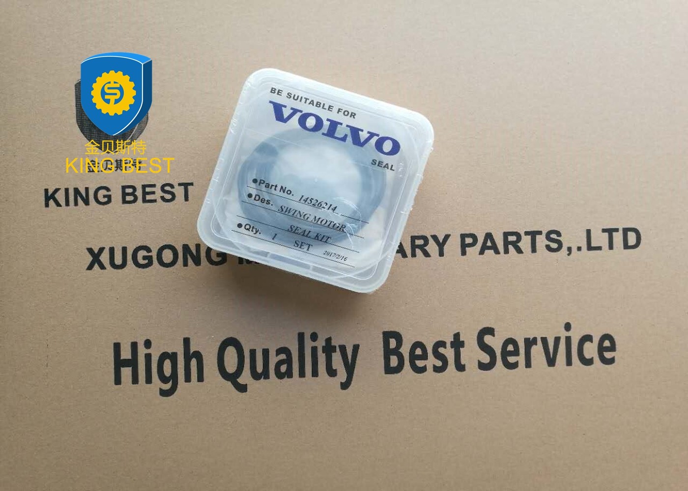 Quality Volvo Excavator Seal Kits Part No. 14526214 With White Clear Box for sale