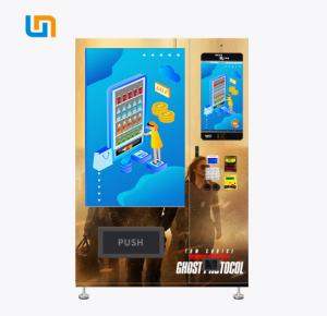 Quality Large Capacity Media Vending Machine With Oversized Advertising Screen, Advertising Vending Machine, Micron for sale