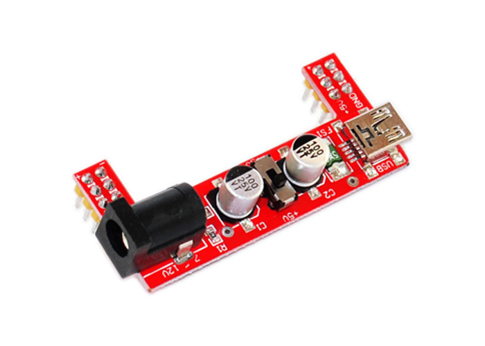 Quality MB102 Breadboard Power Supply Module For Arduino , Mini USB Arduino Power Supply Module for sale