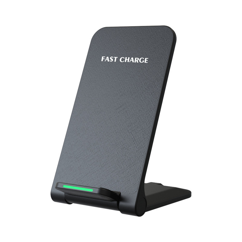 Quality Dual Coil Foldable Wireless Charging Stand 15W 10W Qi Fast Charger For Phone for sale