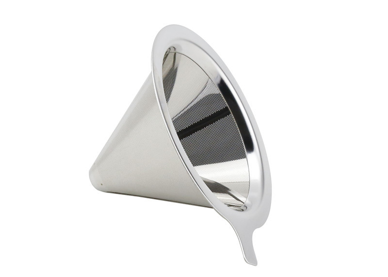 Quality Mini Perforated One Cup Coffee Dripper Cone Shape With Stainless Steel Materials for sale