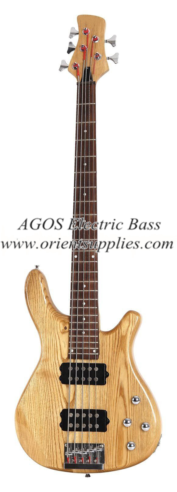 Quality 43&quot; 5 string Electric Bass 2volume 2tune AGB43-EB1 for sale