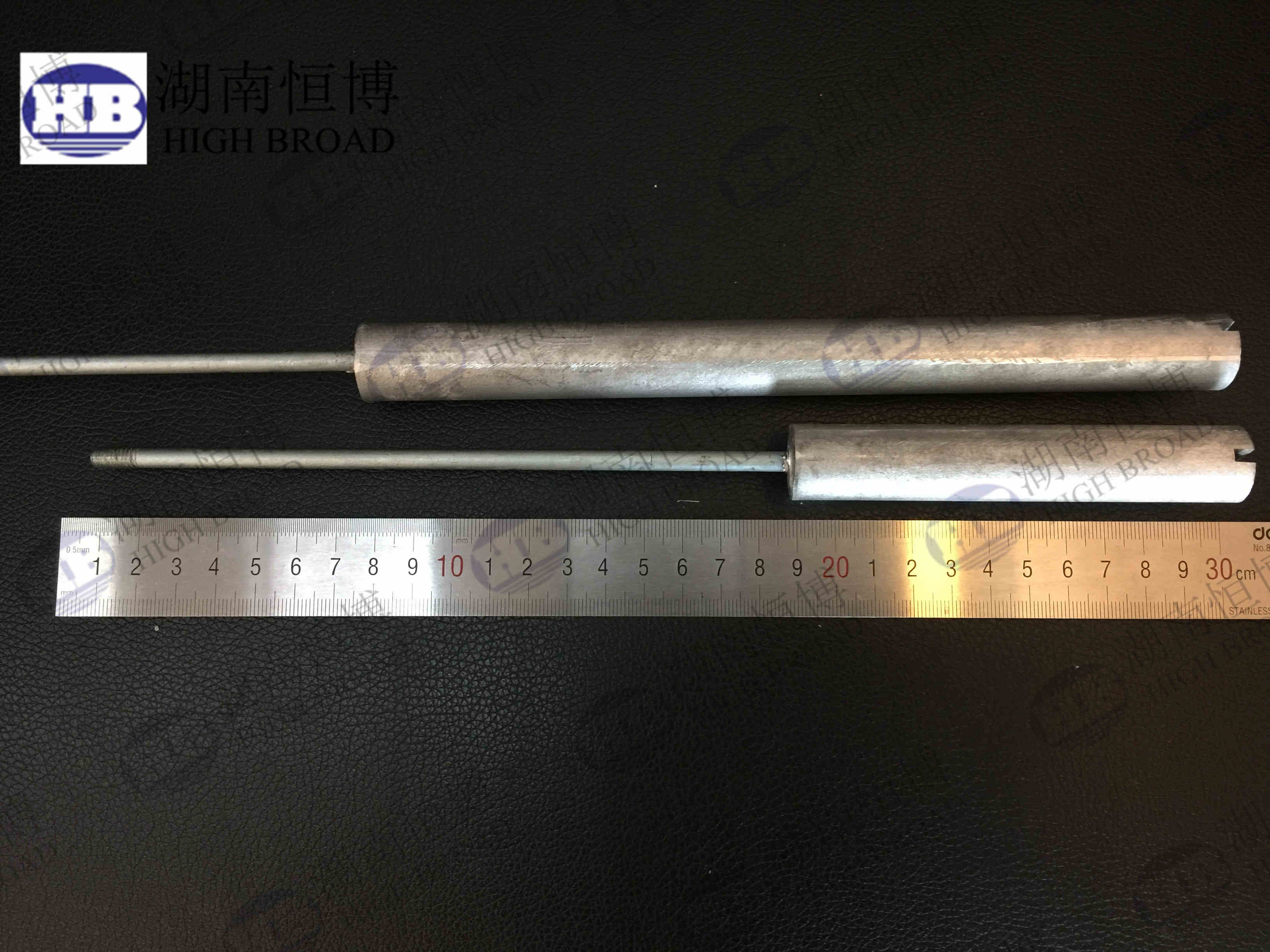 Quality AZ63C Water Heater Anode Rod , Cast magnesium anode rod for heater treater for sale