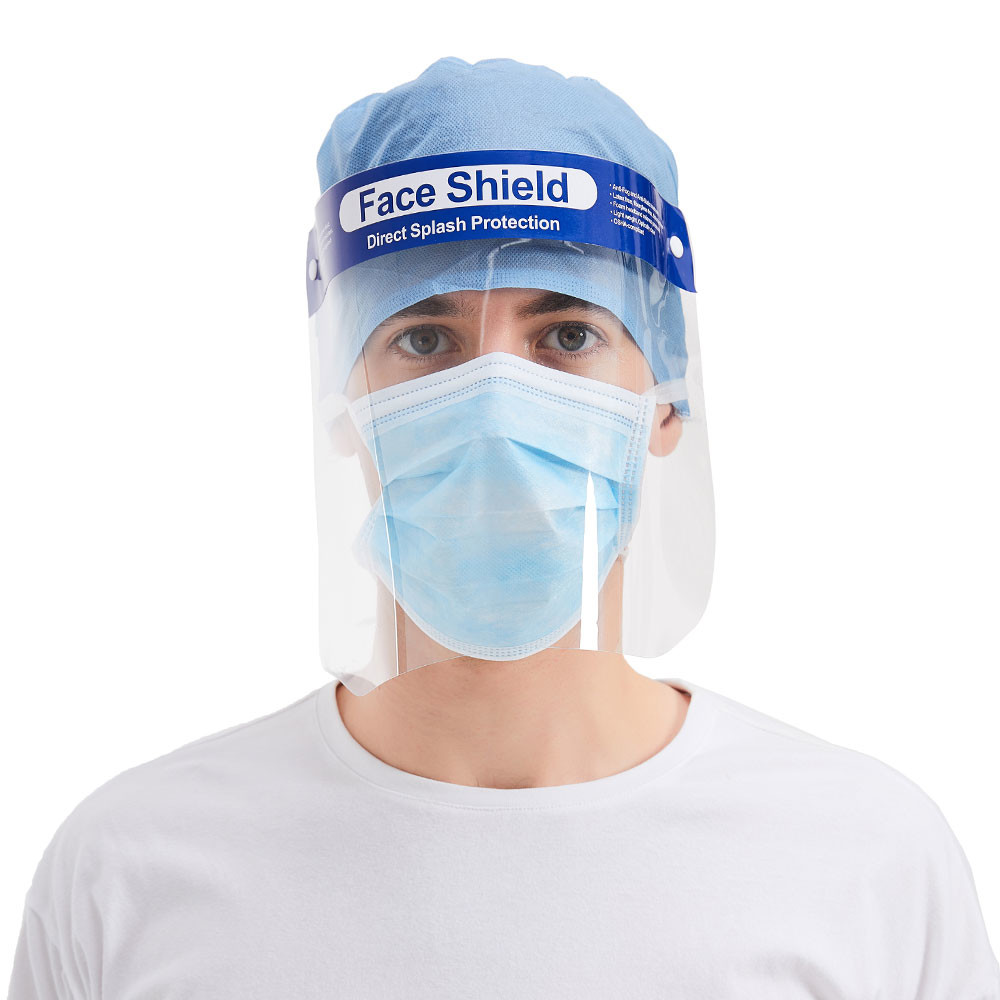 Quality Anti Fog Disposable Face Shields Medical Clear Plastic for sale