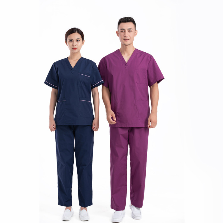 Quality Hospital Short Sleeve Scrub Suit Uniforms For Nurses M-4XL for sale