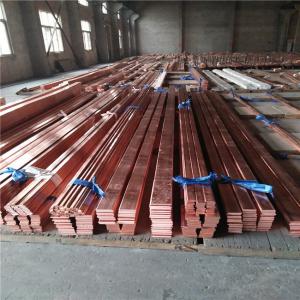 Quality Brass Red Copper CCC Power Distribution Bus Bar 2-20mm X 20-600mm Terminal Block Accessories for sale
