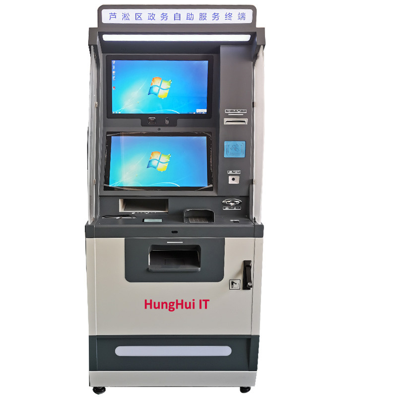 Quality Self service cash payment Kiosk ATM machine/auto teller machine with cash acceptor/dispenser for cash in/out for sale