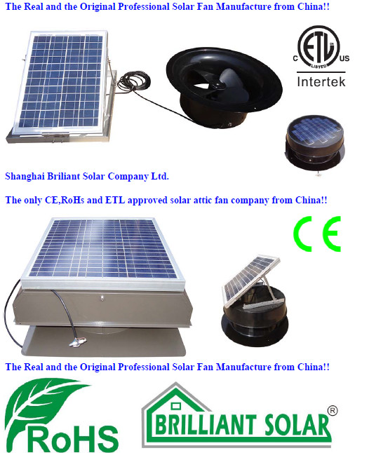 Buy Texas solar attic fans at wholesale prices