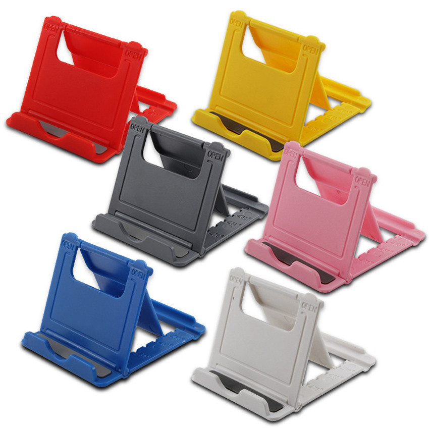 Buy Adjustable Mobile Phone Bracket 8x7cm Double Folding Desktop Phone Stand at wholesale prices