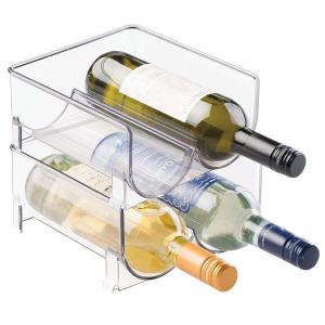 Quality Tabletop Acrylic Plastic Wine Rack Modular for sale