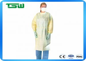 Quality Disposable 130X150cm Non Sterile Nonwoven Isolation Gown for sale