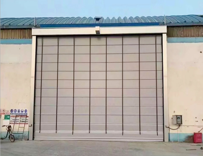Warehouse High Speed Roller Shutter Door With Radar for sale