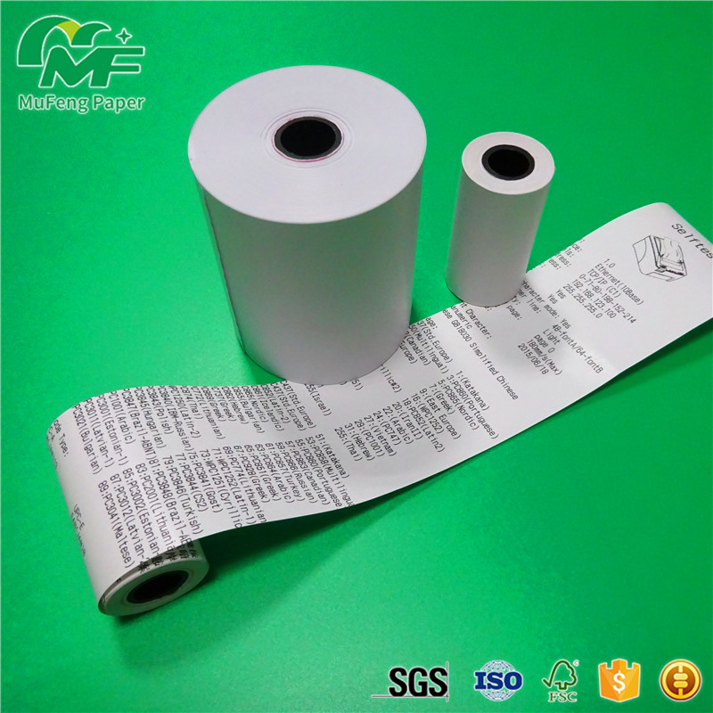 Quality 80*60mm Thermal Cash Register Paper Rolls for Cash Register/POS/PDQ Machine & Small Ticket Printer for sale